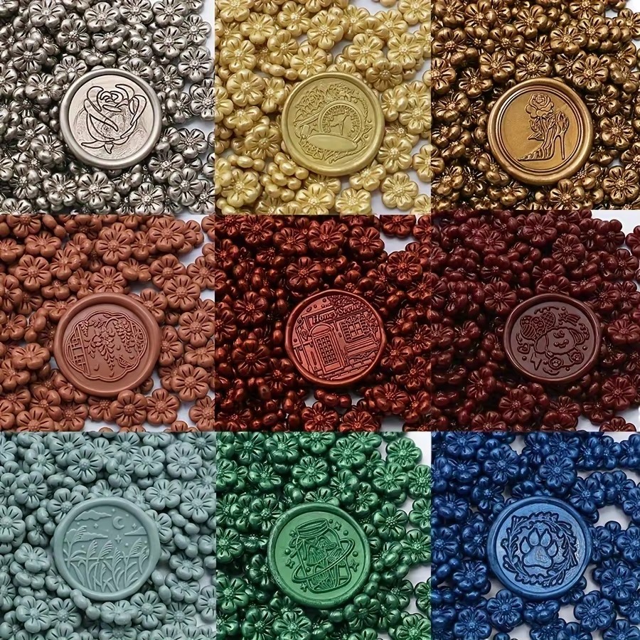 Wedding Sutra - Flower-Shaped Sealing Wax Beads, Available in