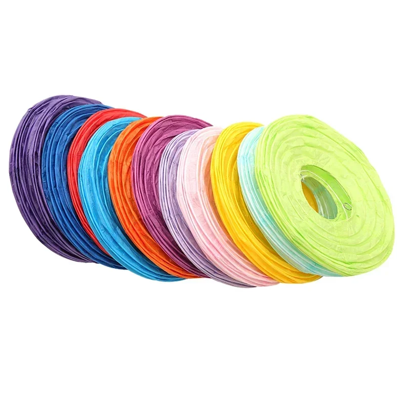 Wedding Event Supply - Multicolor Chinese Paper Lanterns 15-20-25-30-35-40cm for