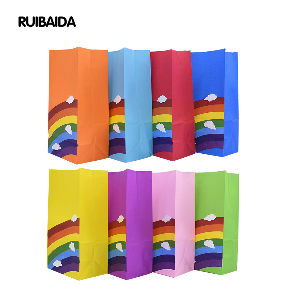 10/20/25pcs Kraft Rainbow Food - Wedding Event Supply 评论和价格