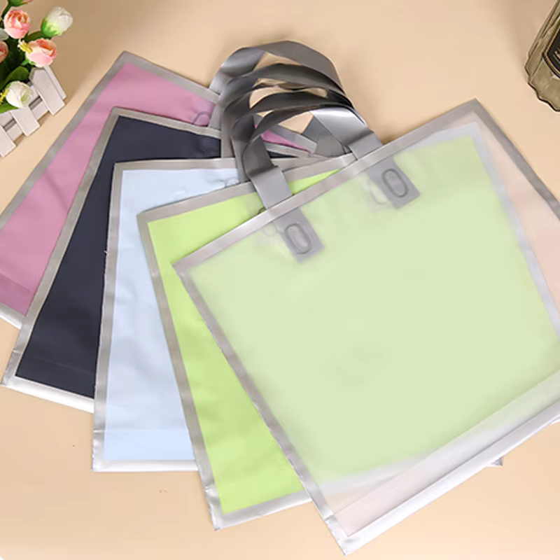 50Pcs Frosted hand shopping ba - The Wedding Supply Store 评论和价格
