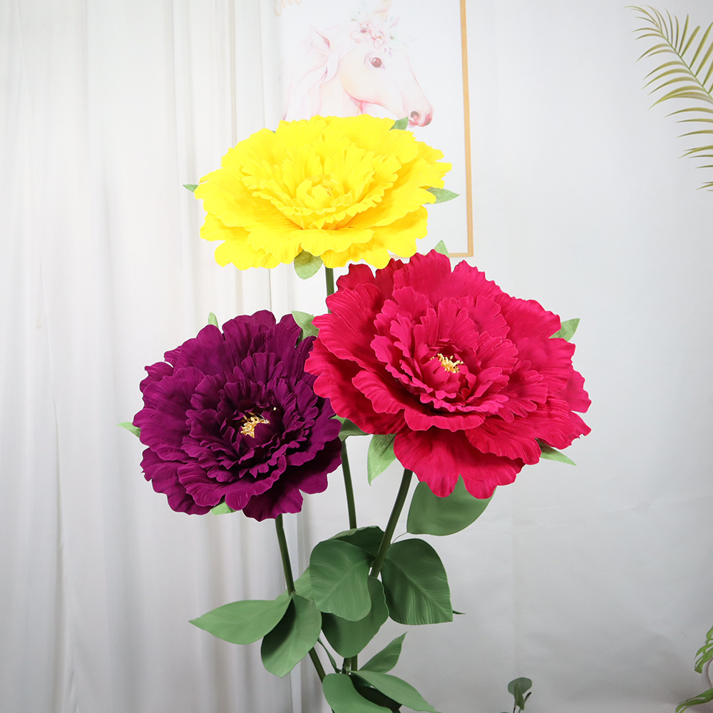 Solid Color Velvet Peony Ornam - Wedding Hampers 评论和价格