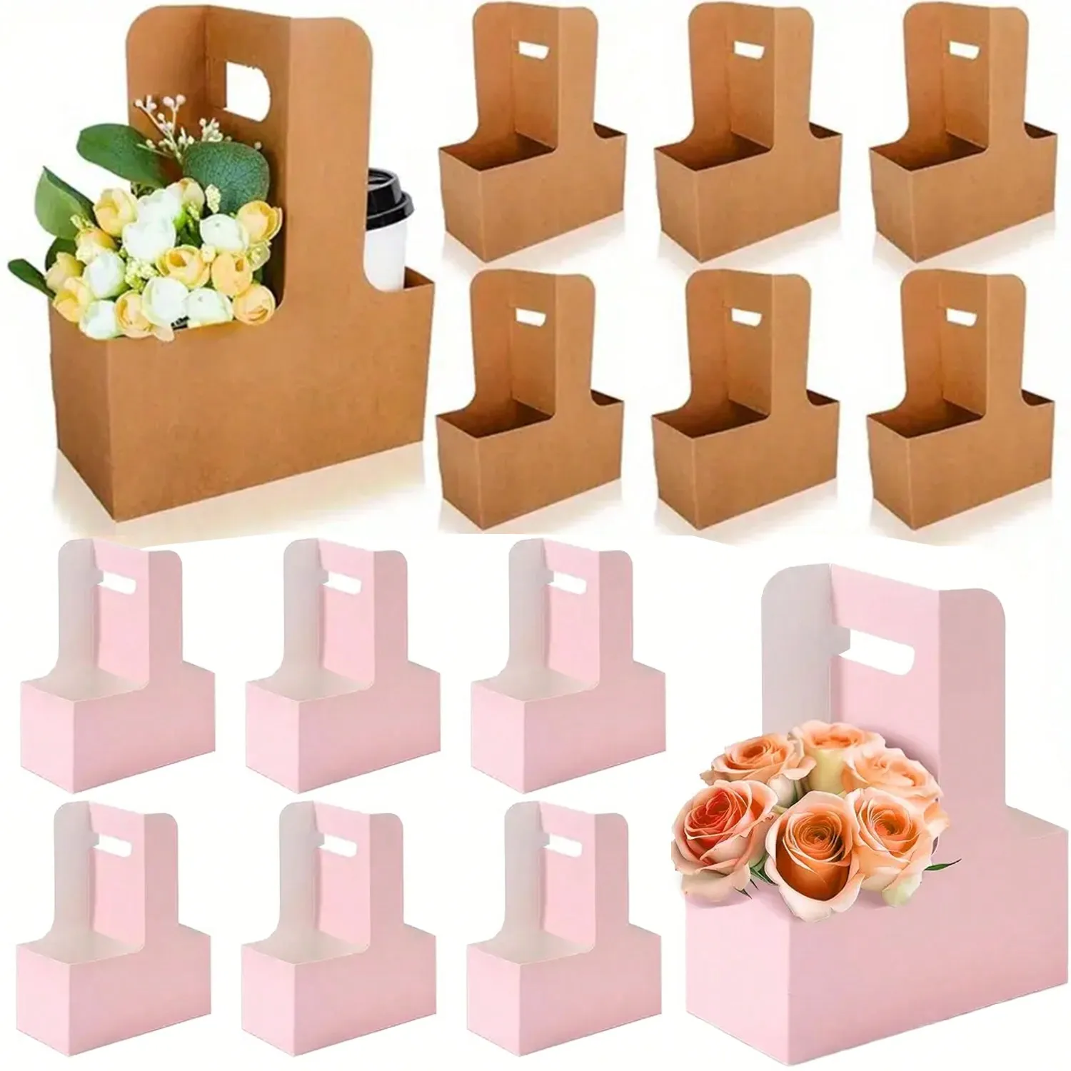 Kraft Paper Flower Bouquet Gif - Wedding Hampers 评论和价格
