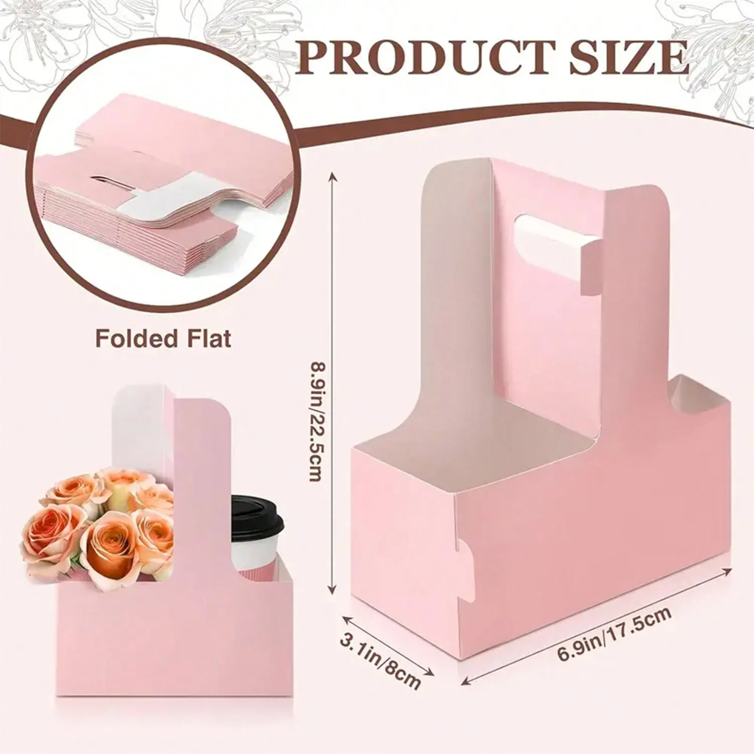 Kraft Paper Flower Bouquet Gif - Wedding Hampers 评论和价格