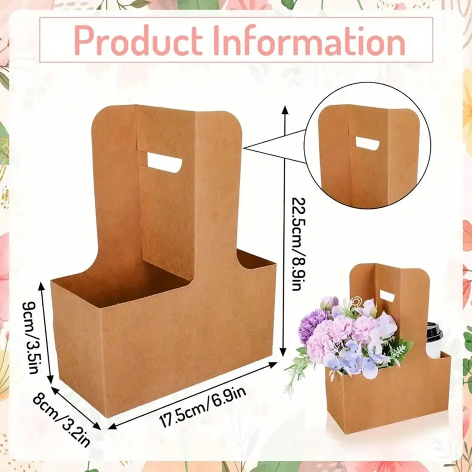 Kraft Paper Flower Bouquet Gif - Wedding Hampers 评论和价格