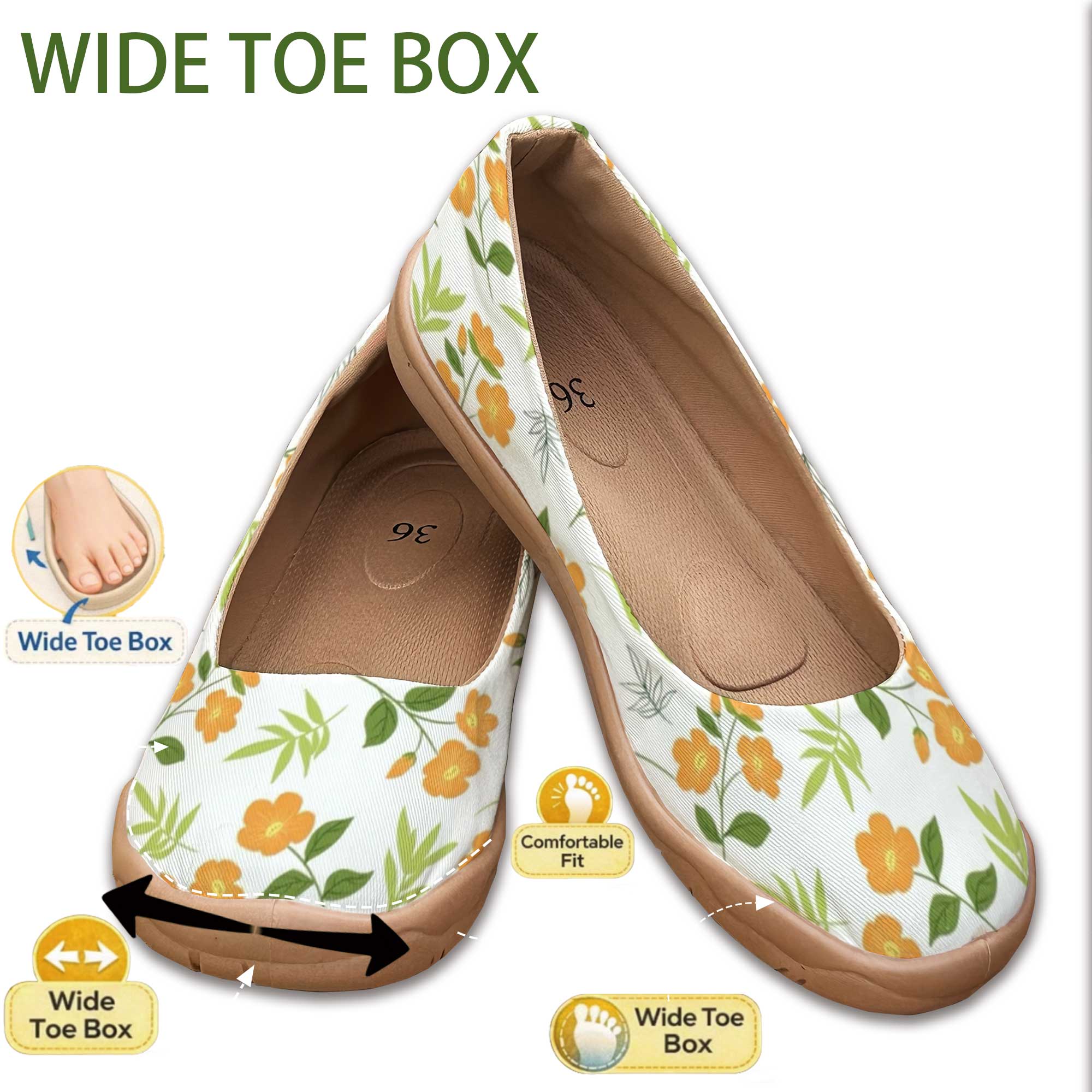 Good News for Wide Feet! Wide- - Good Floral & Wedding Decor Supply 评论和价格