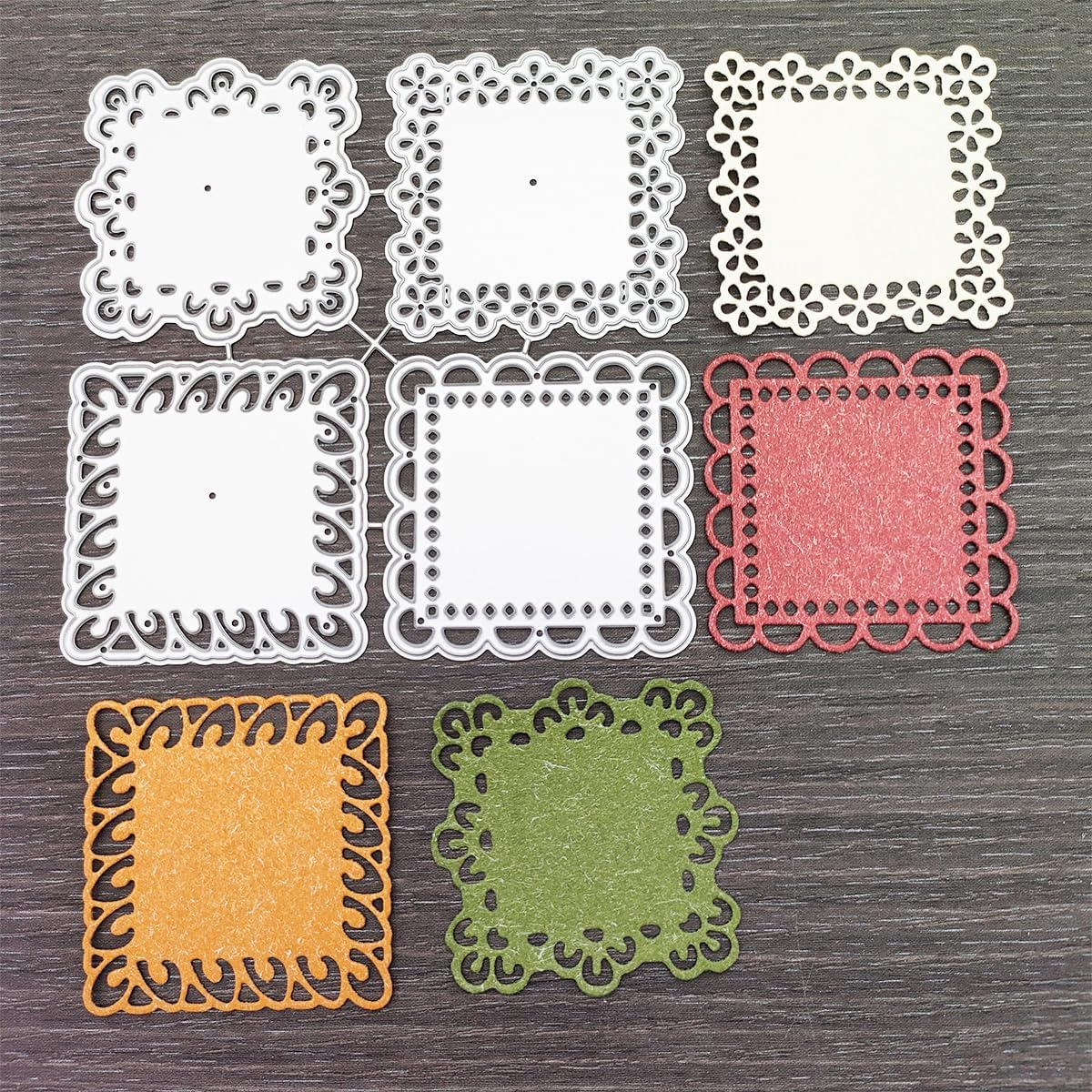 Silver Gray Metal Cutting Mold - Wedding Sutra 评论和价格