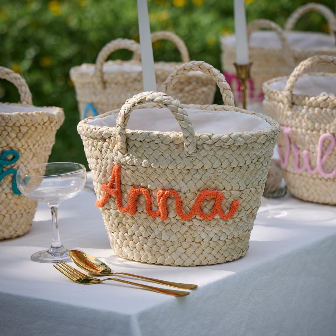 Personalized Straw Beach Bag,  - Wedding Hampers 评论和价格