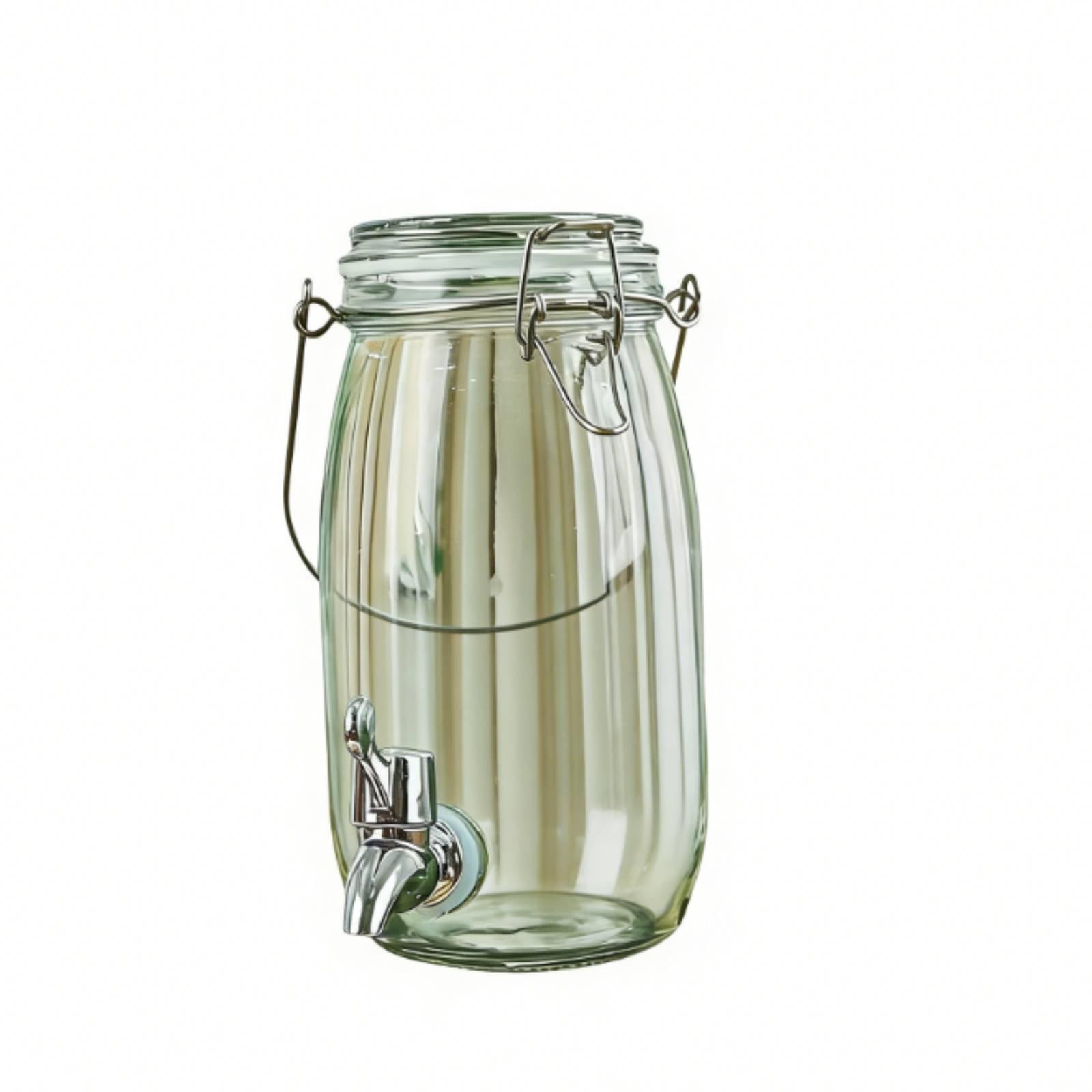 Glass Jar with Spigot Large Dr - Wedding Tap 评论和价格