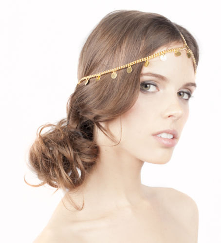 Boho Ethnic Forehead Head Chai - Indian Wedding Supply 评论和价格