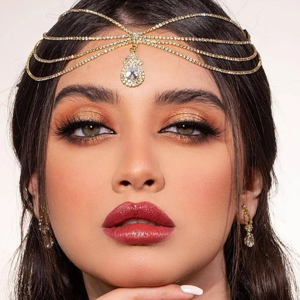 XSBODY Boho Bridal Rhinestone  - Indian Wedding Supply 评论和价格