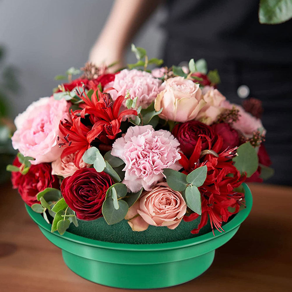 2Pcs Round Floral Mud Floral A - Wedding Event Supply 评论和价格