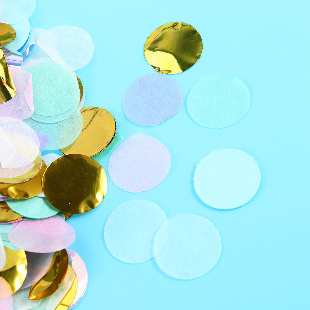 1Pack 50G Elegant Round Paper  - Papercraft Supply Confetti 评论和价格