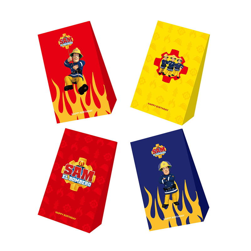 12pcs Fireman Sam Candy Bags P - Wedding Event Supply 评论和价格