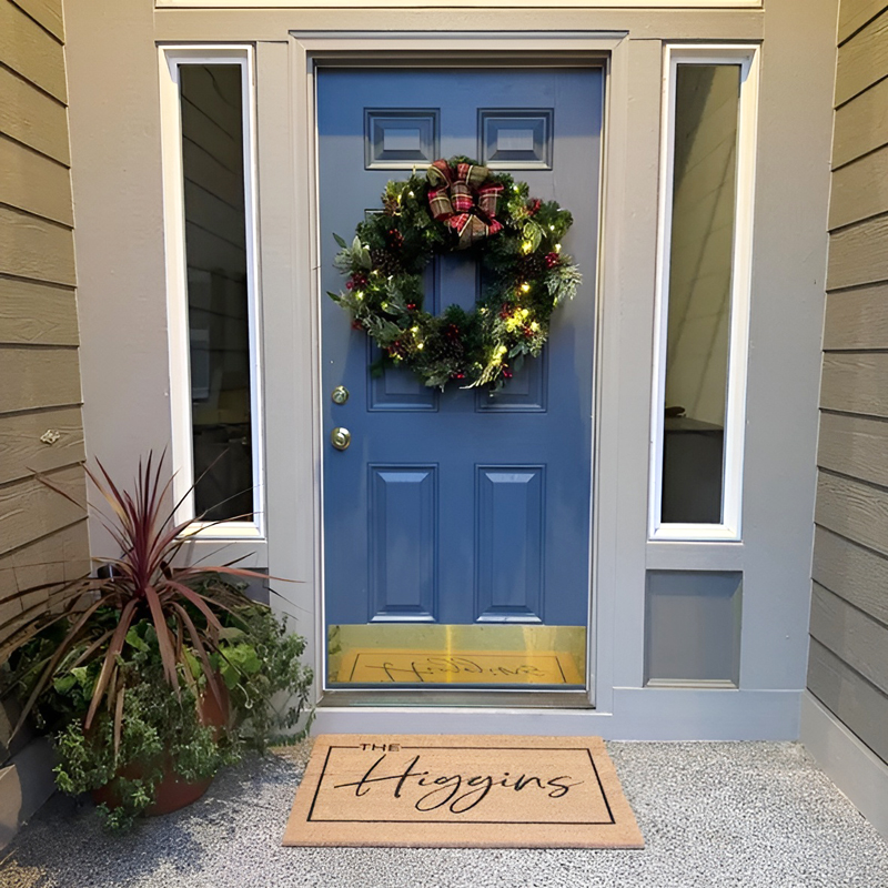 Personalized Entrance Door Mat - Wedding Tap 评论和价格