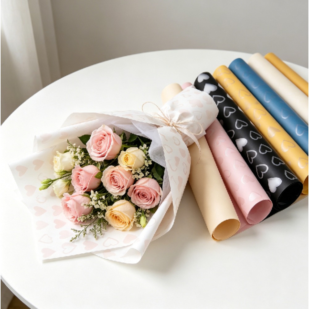 Silver Heart Hansu Floral Wrap - Good Floral & Wedding Decor Supply 评论和价格